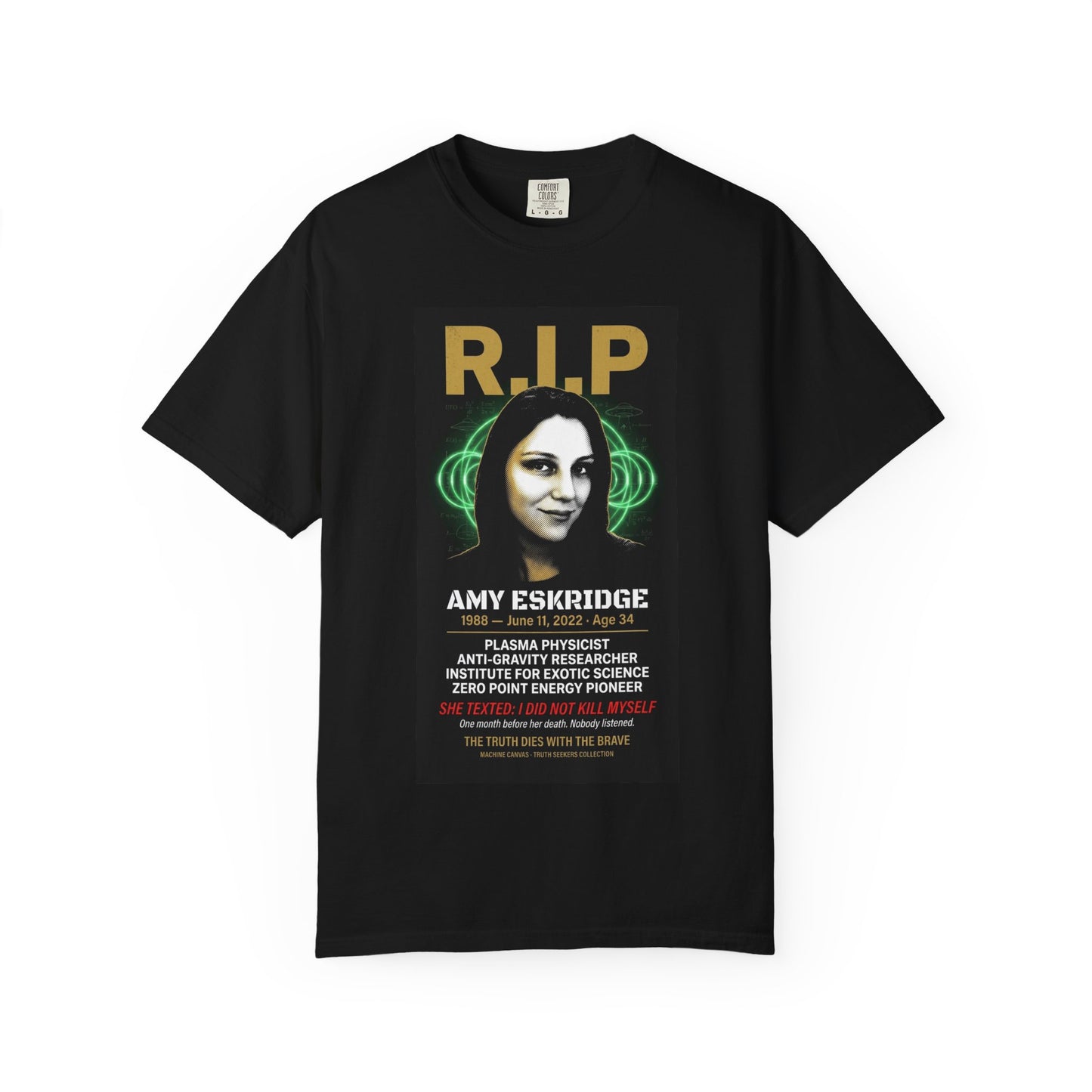 R.I.P. Amy Eskridge T-shirt | Memorial Portrait Tee