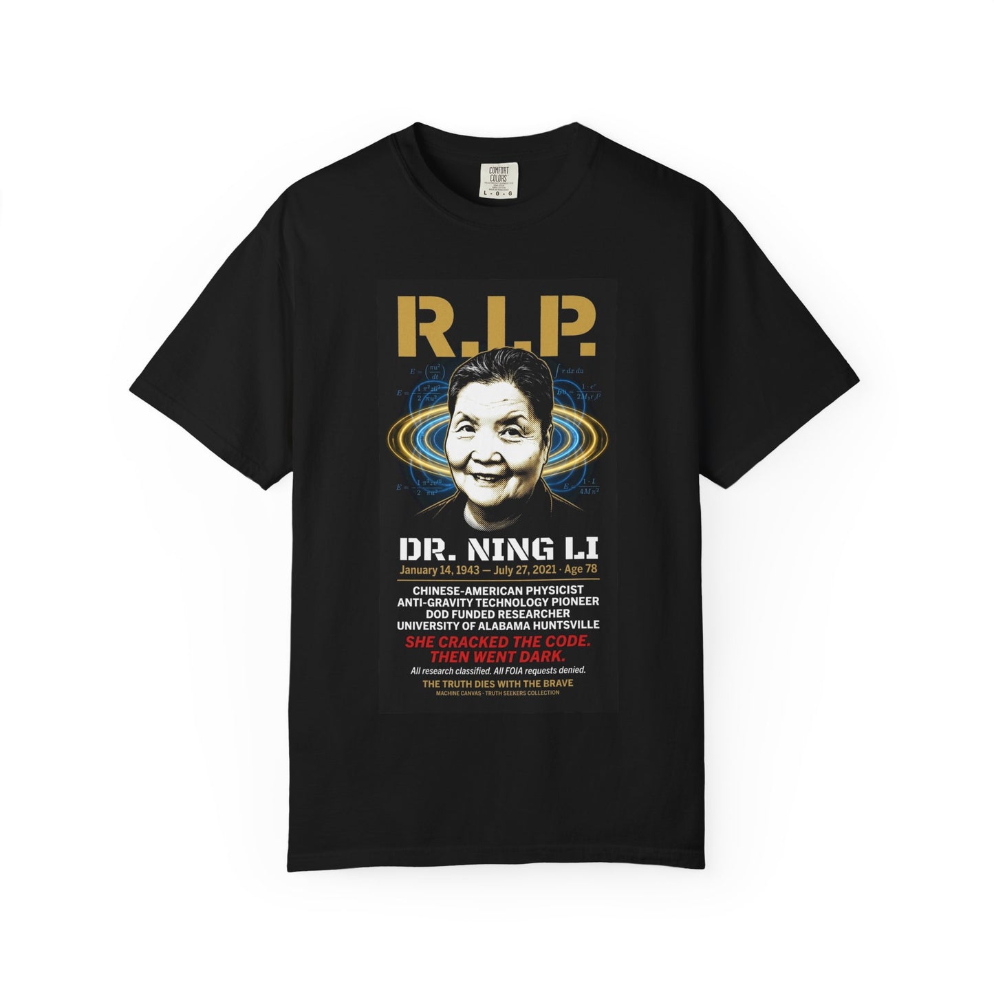 R.I.P. Dr. Ning Li T-shirt | Memorial Collection