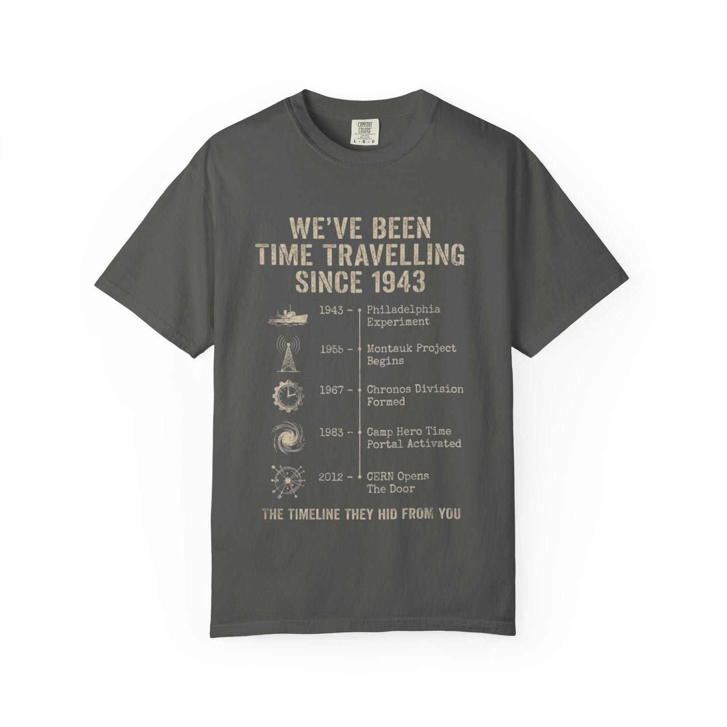 Time Travelling Since 1943 T-Shirt | The Chronos Collection