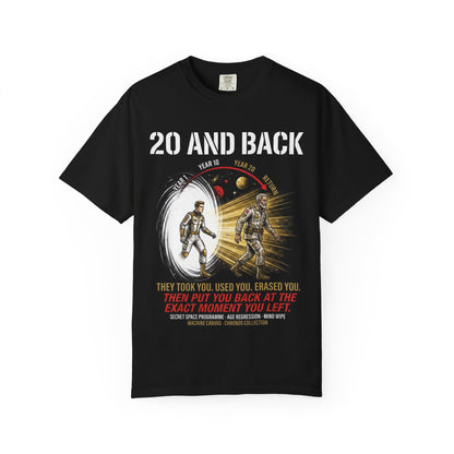 20 And Back Movie Poster T-Shirt | Chronos Collection