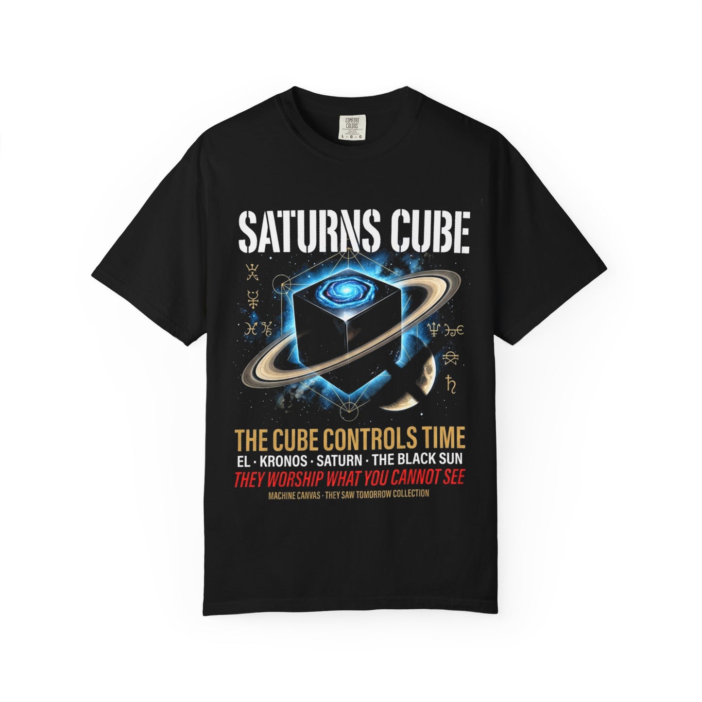 Saturn's Cube graphic tee | They Saw Tomorrow Collection
