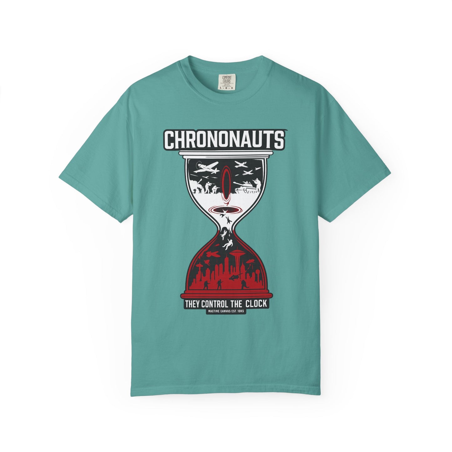 Chrononauts hourglass design T-Shirt | Time travel | Originals