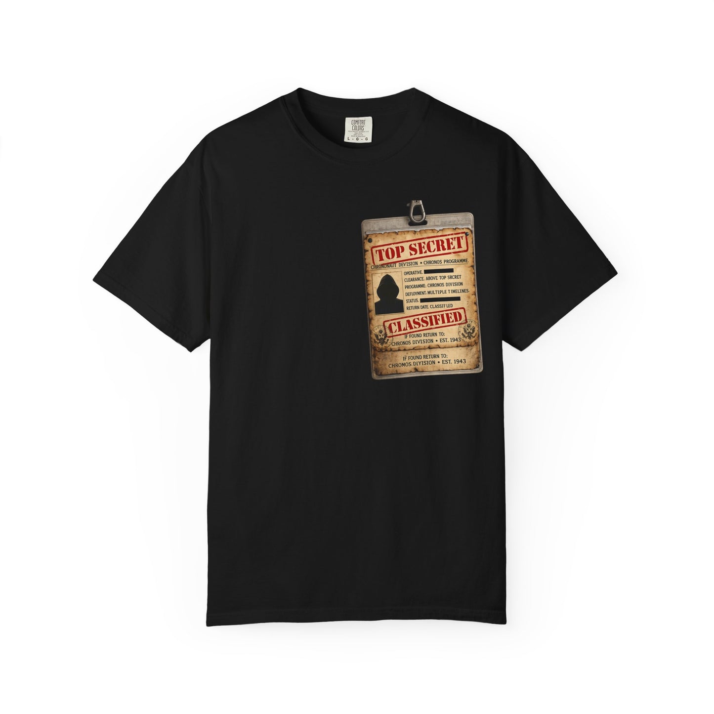 Chrononaut Operative Briefing T-Shirt | Cronos Collection