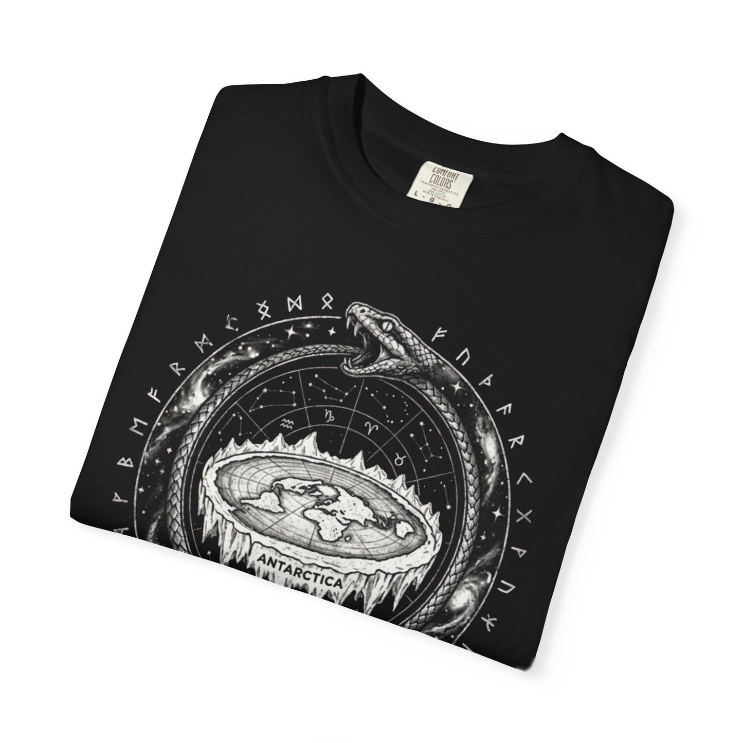 Flat Earth Illustration They Mapped It Wrong T-Shirt | Flat Earth Collection