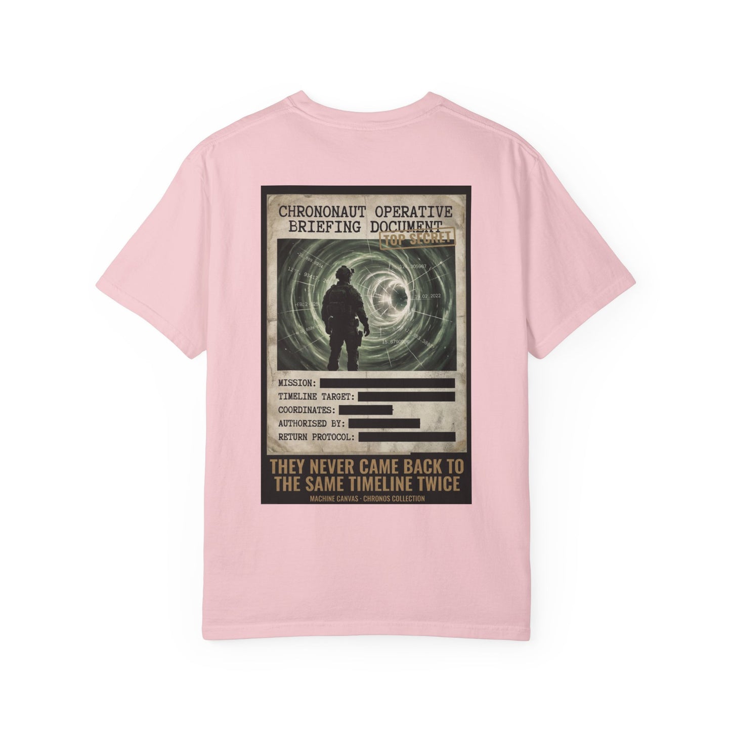 Chrononaut Operative Briefing T-Shirt | Cronos Collection