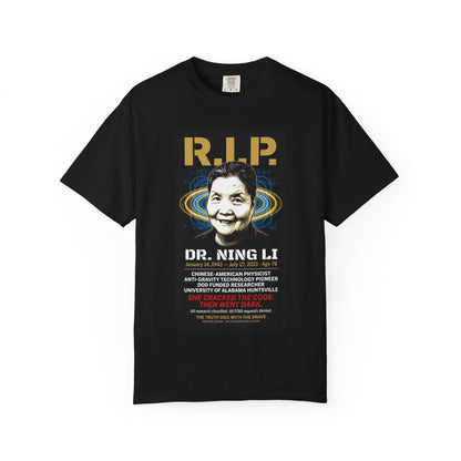 R.I.P. Dr. Ning Li T-shirt | Memorial Collection