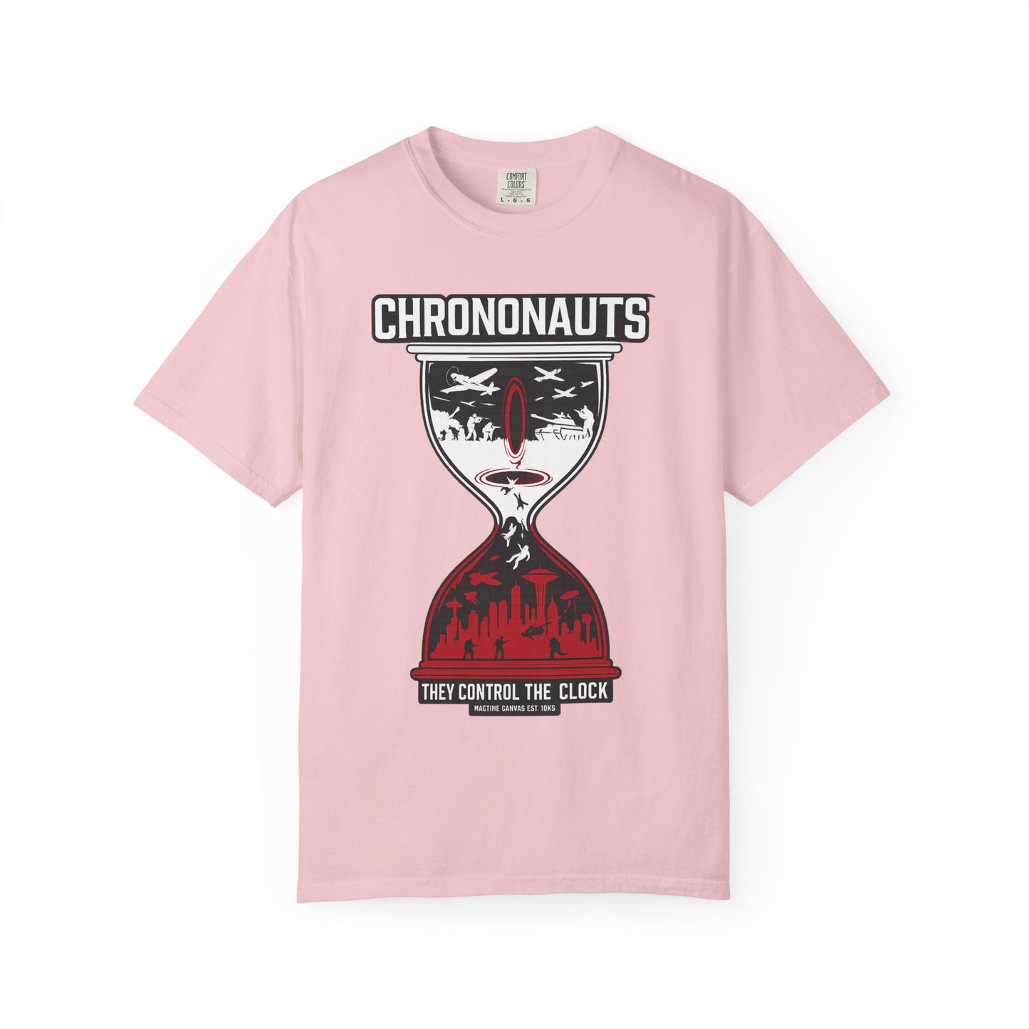 Chrononauts hourglass design T-Shirt | Time travel | Originals