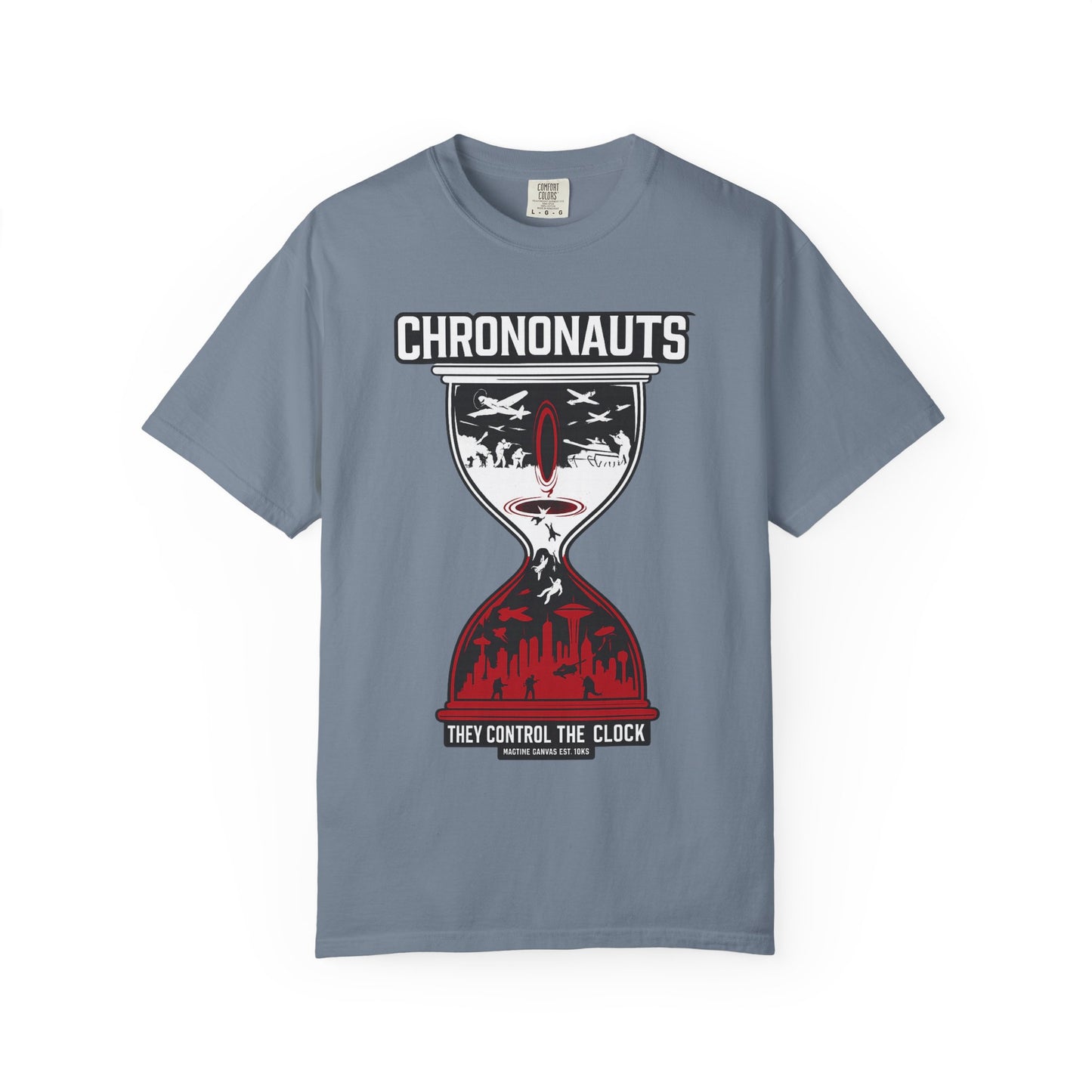 Chrononauts hourglass design T-Shirt | Time travel | Originals