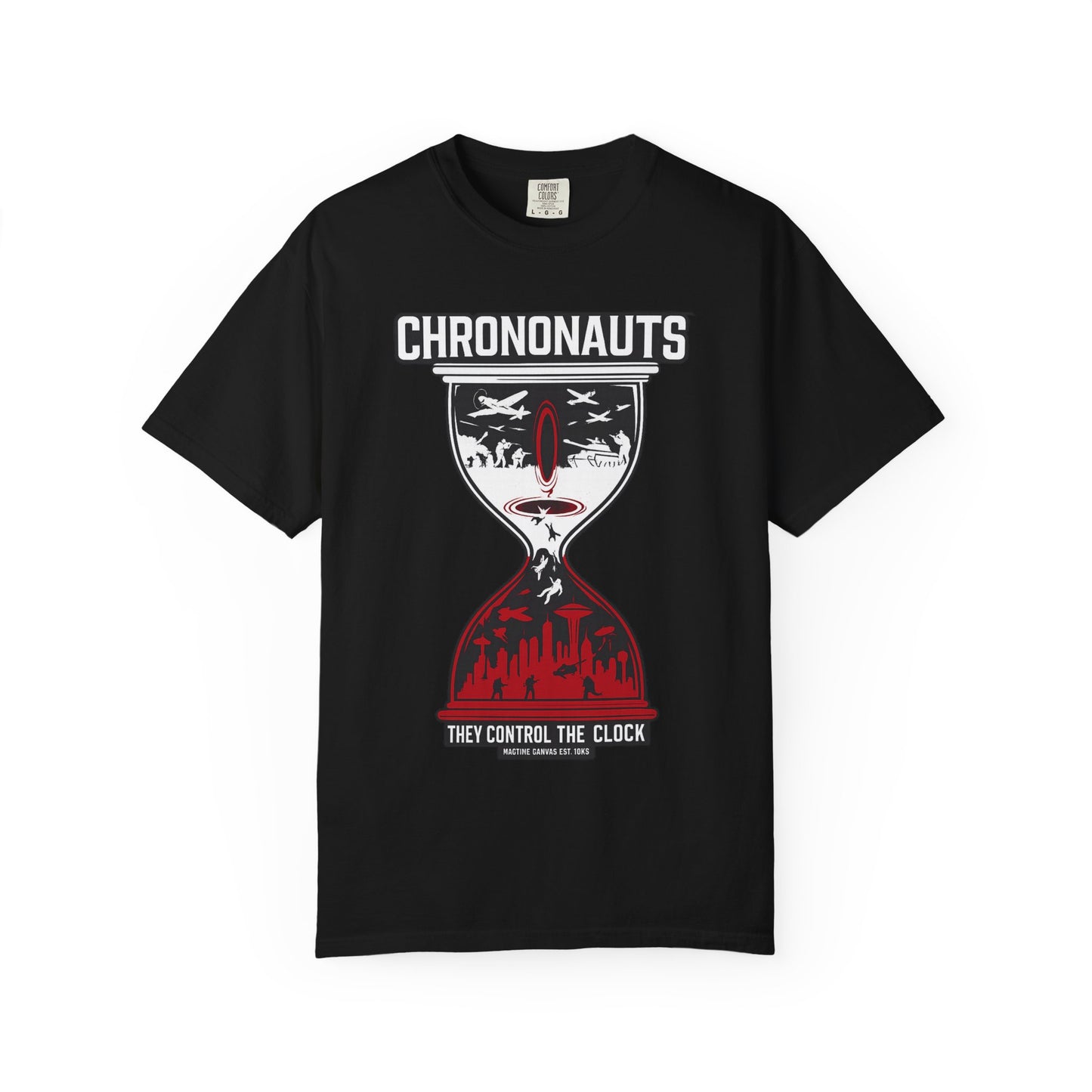 Chrononauts hourglass design T-Shirt | Time travel | Originals