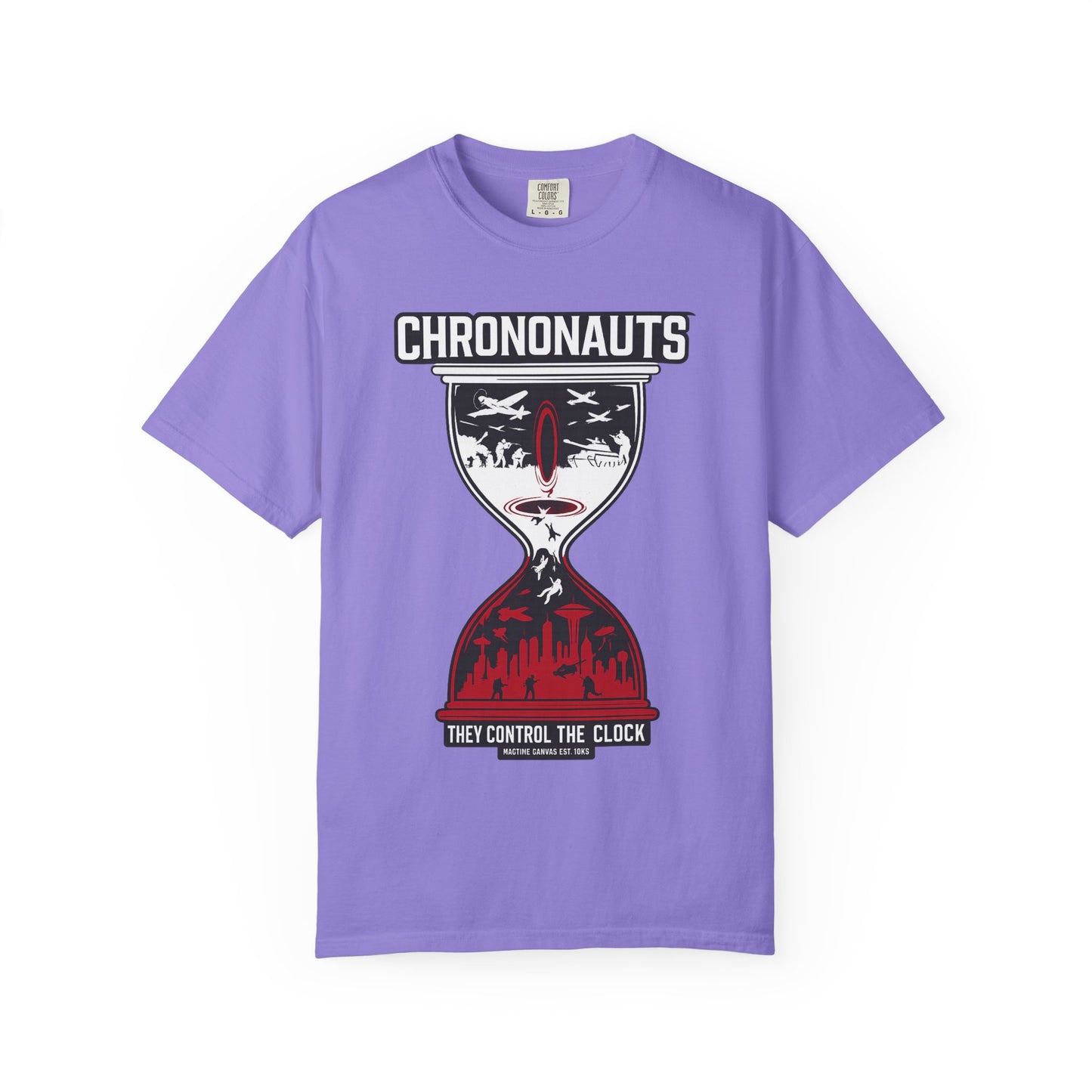 Chrononauts hourglass design T-Shirt | Time travel | Originals