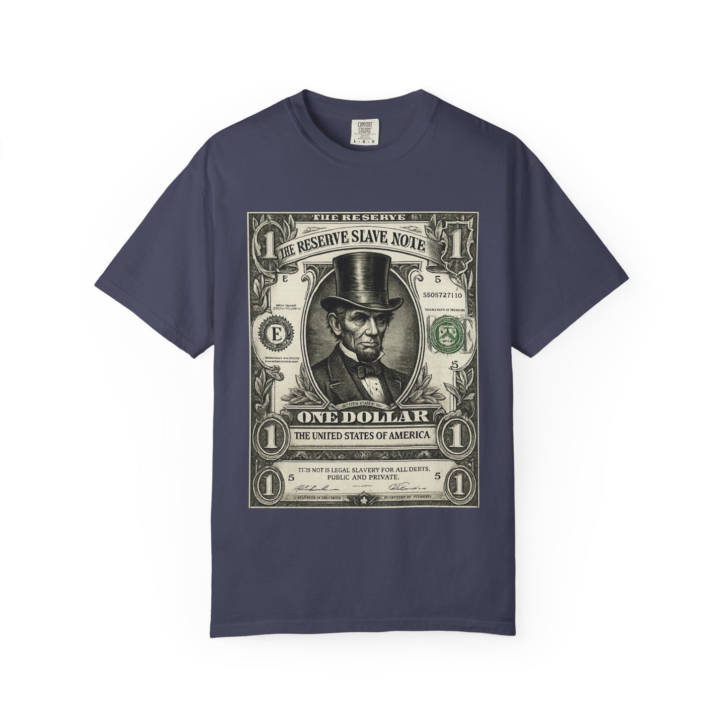 One Dollar Bill Graphic Tee (Abe Top Hat Design) TShirt | Originals