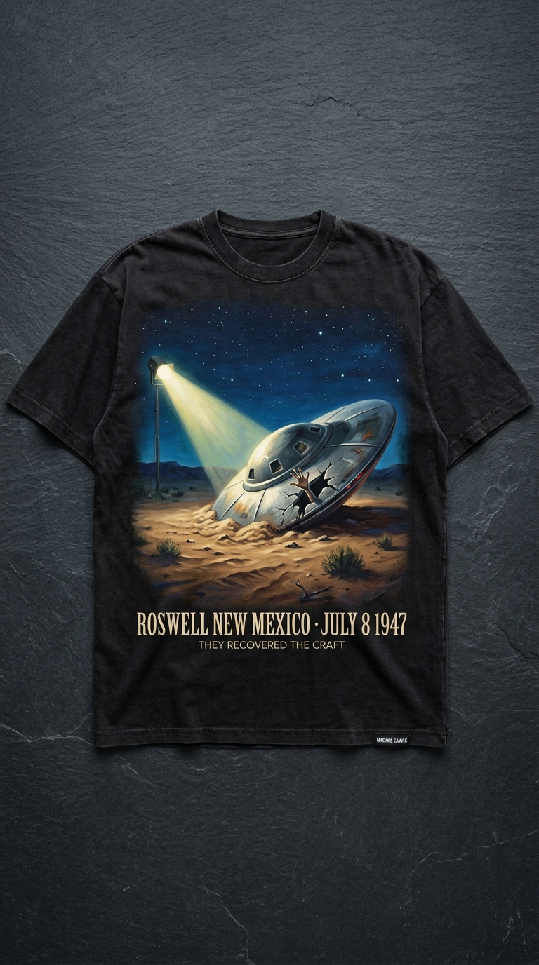Roswell UFO Vintage Poster T-Shirt | Originals