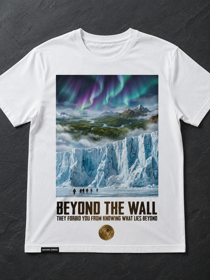Beyond The Wall iceberg scene T-Shirt | Flat Earth Collection