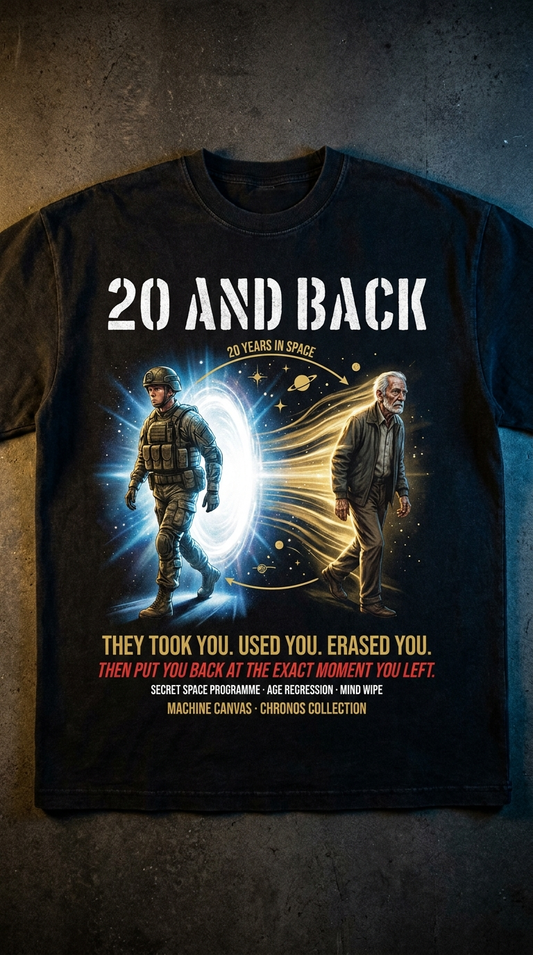 20 And Back Movie Poster T-Shirt | Chronos Collection