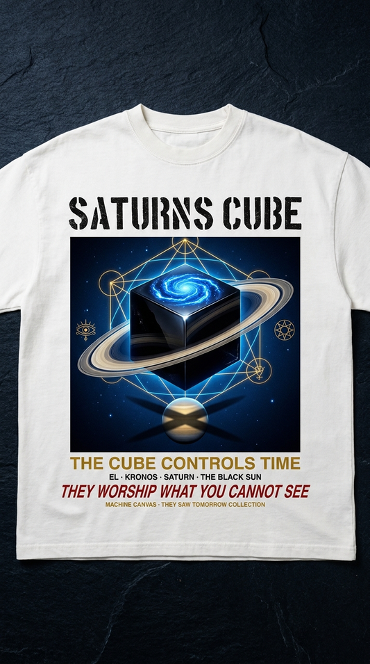 Saturn's Cube graphic tee | They Saw Tomorrow Collection