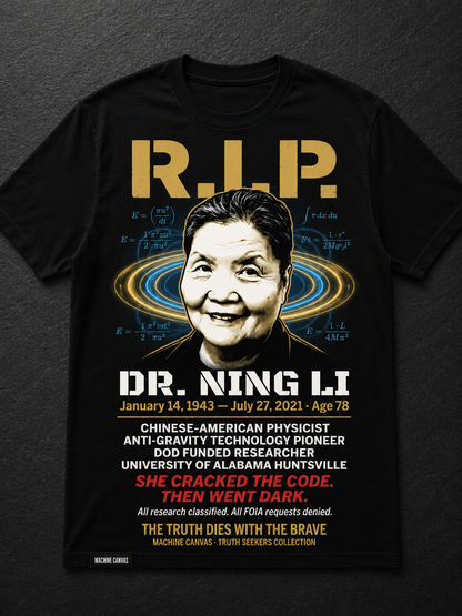 R.I.P. Dr. Ning Li T-shirt | Memorial Collection