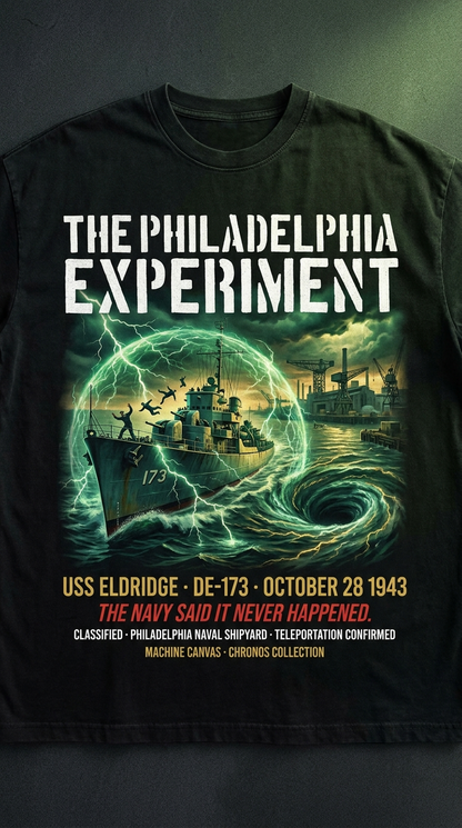 The Philadelphia Experiment T-Shirt | USS Eldridge | Chronos Collection