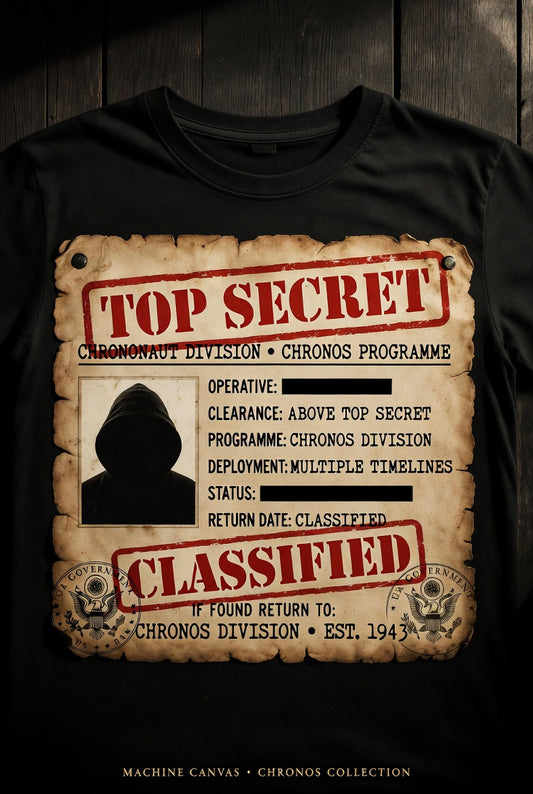 Chrononaut Operative Briefing T-Shirt | Cronos Collection