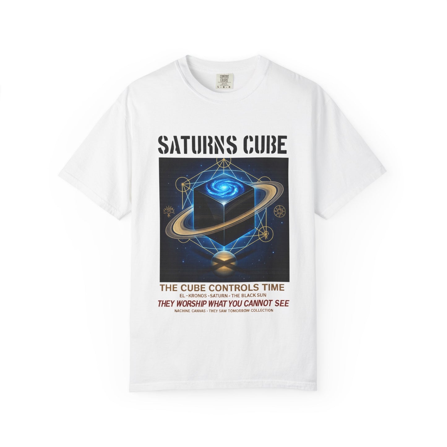 Saturn's Cube graphic tee | They Saw Tomorrow Collection