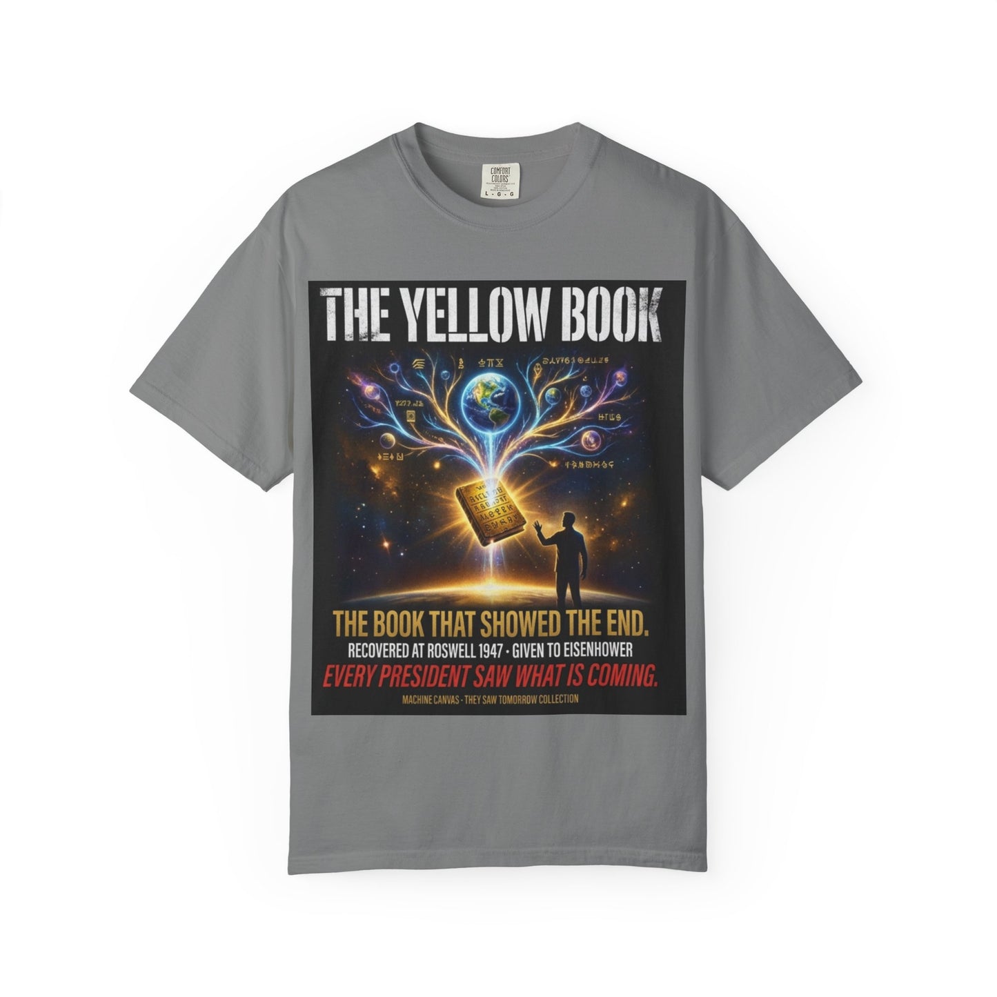 The Yellow Book illustration T-Shirt | They Saw Tomorrow Collection