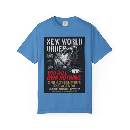 "New World Order: You Will Own Nothing" Tee | Original MachineCanvas