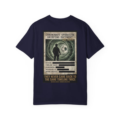 Chrononaut Operative Briefing T-Shirt | Cronos Collection