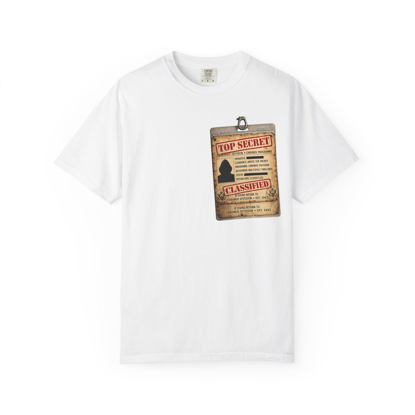 Chrononaut Operative Briefing T-Shirt | Cronos Collection