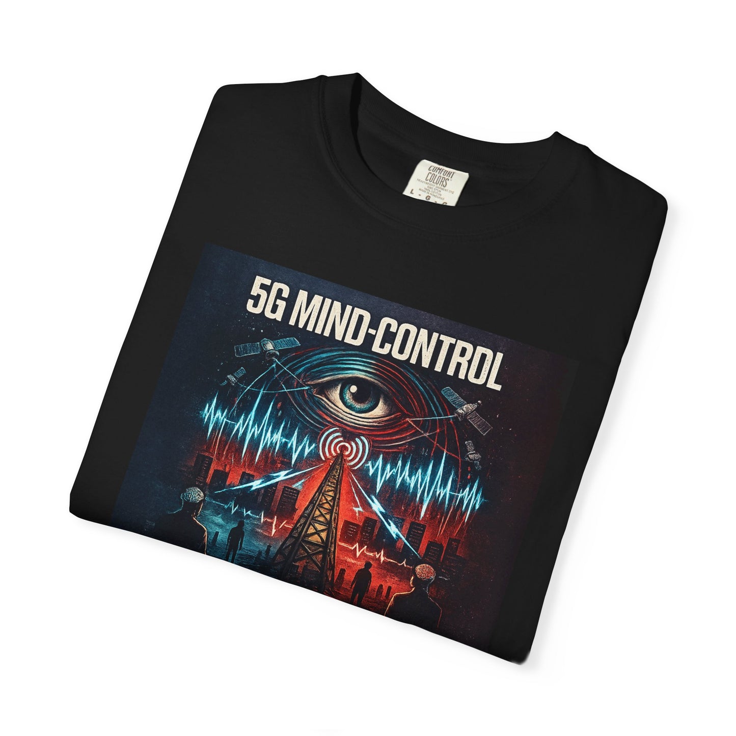 5G Mind Control T-Shirt — The Grid Is The Cage Conspiracy Graphic Tee | Originals