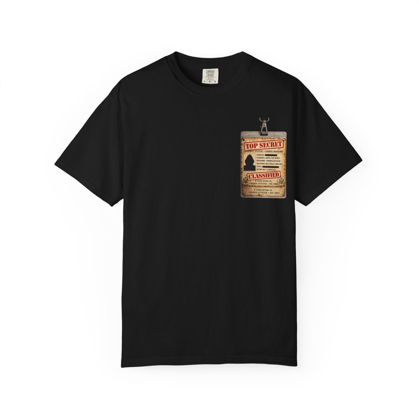 Chrononaut Operative T-Shirt — "They Never Came Back to the Same Timeline Twice" \ Originals