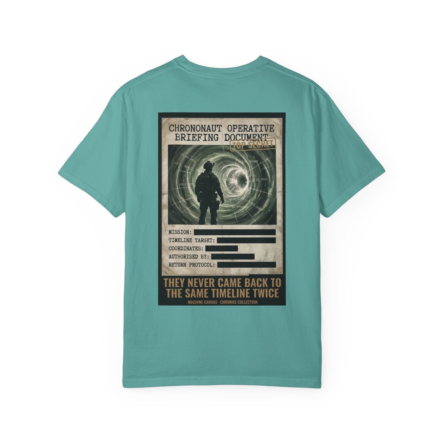 Chrononaut Operative Briefing T-Shirt | Cronos Collection