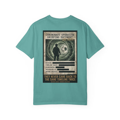 Chrononaut Operative Briefing T-Shirt | Cronos Collection