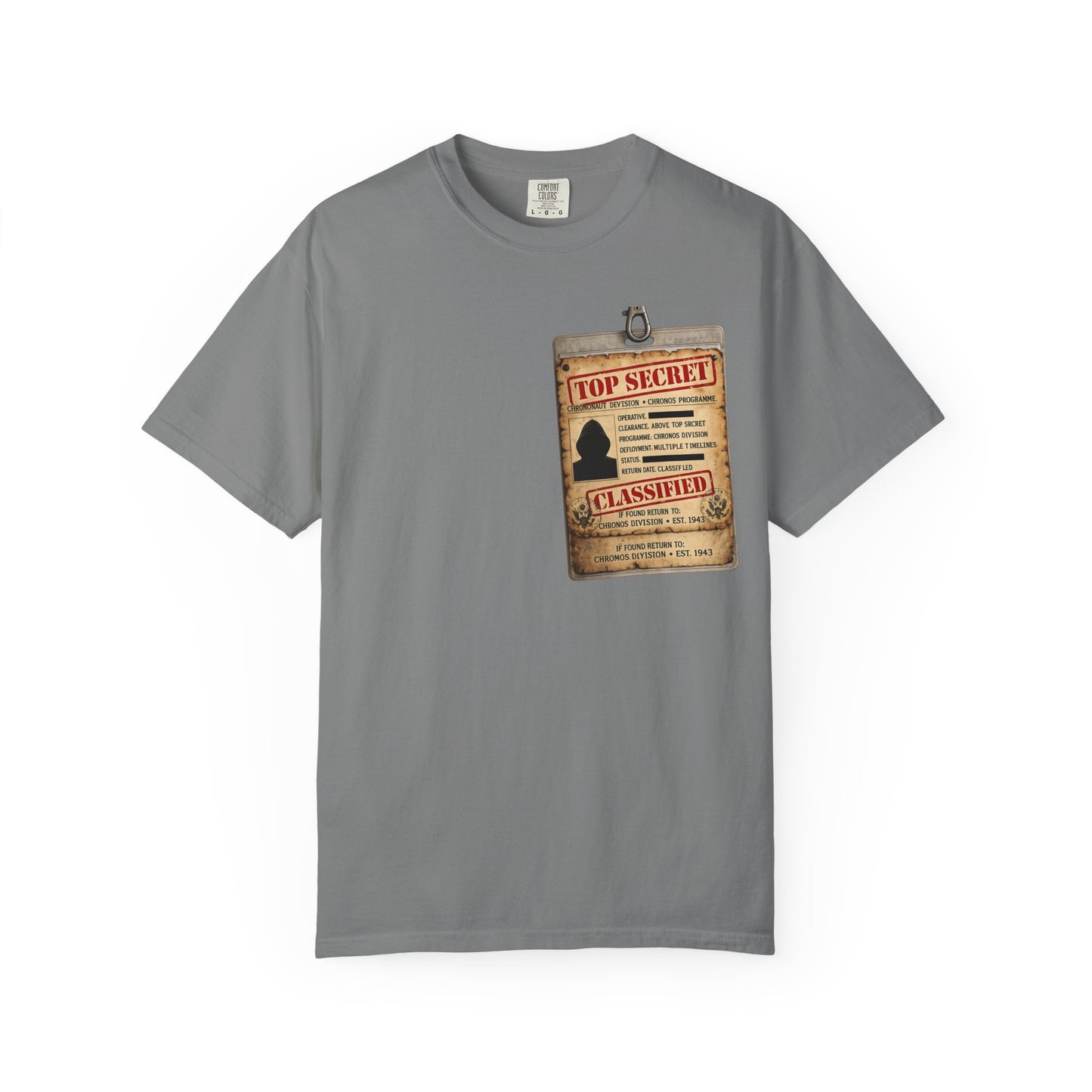 Chrononaut Operative Briefing T-Shirt | Cronos Collection