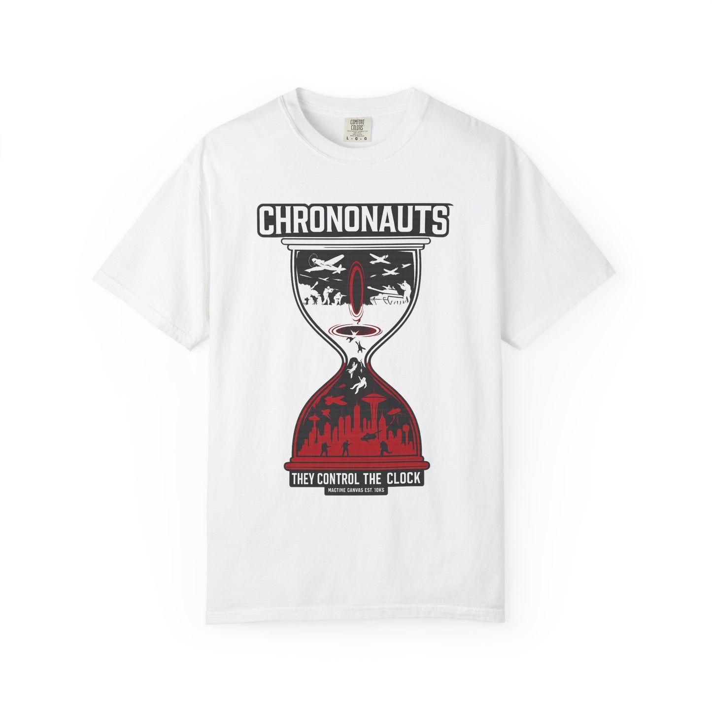 Chrononauts hourglass design T-Shirt | Time travel | Originals